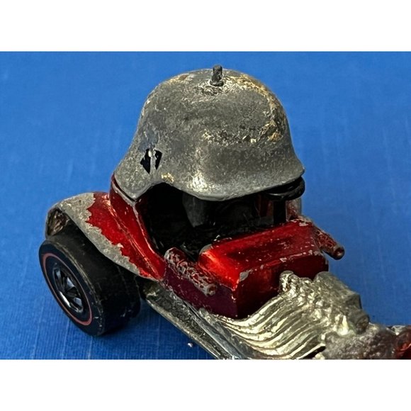 Hot Wheels Redline Red Baron Most Iconic Hot Wheels Ever Has Spiked Helmet - Picture 9 of 11